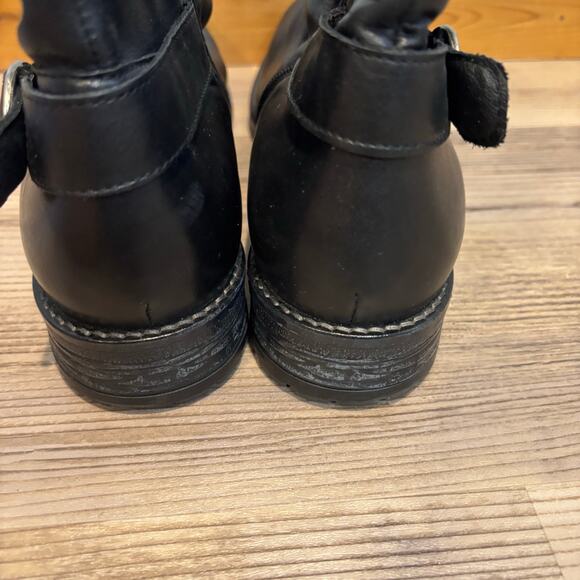 Avellini Black Leather Bootie - size 41 (US 10) - Picture 7 of 9